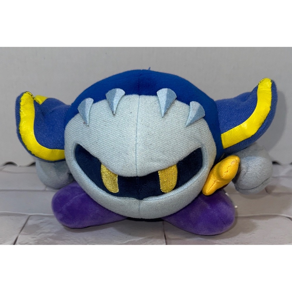 Nintendo Kirby Meta Knight Plush Stuffed Animal Blue Purple Silver Galaxia Sword